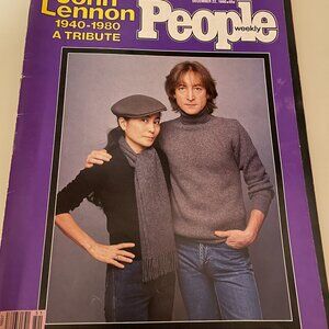 PEOPLE MAGAZINE JOHN LENNON 1940-1980 TRIBUTE DECEMBER 1980 (NO LABEL)
